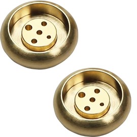 2Pack 5 Holes Incense Stick Holder, Metal Sandalwood Coil Base, etachable Brass Incense Burner Stand for Incense Sticks Home Indoor Outdoor Use, Incense and Incense Holders