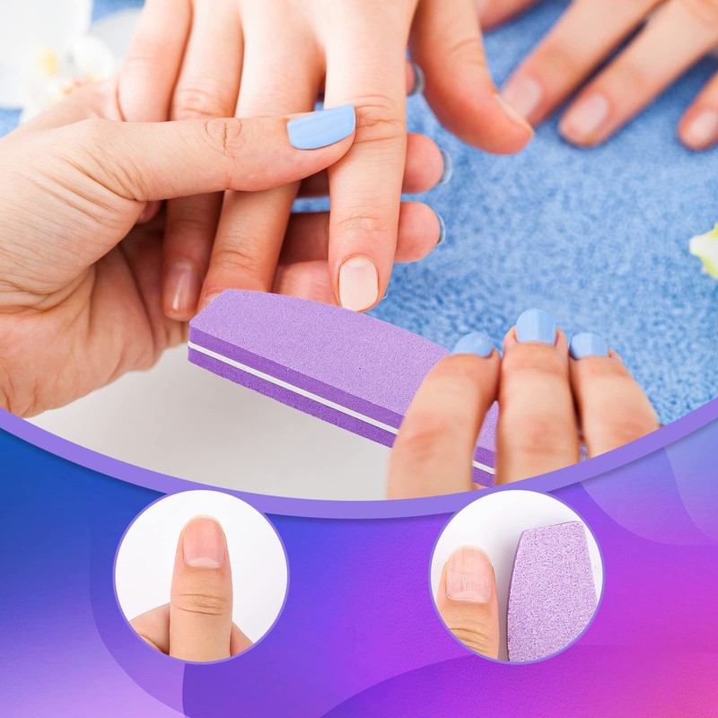 Pack of 20 Buffer for Nails, Nail Files for Gel