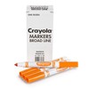 Crayola Broad Line Markers - Orange (12ct), Markers for Kids,