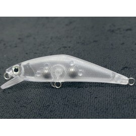 wLure 10 Blank Unpainted Sinking Minnow Tight Wobble Jerkbait Fishing Lures 2 1/3 inch 1/8 oz UPM854