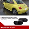 GTINTHEBOX 2PCS Smoked Lens Rear Bumper Side Marker Light Housings