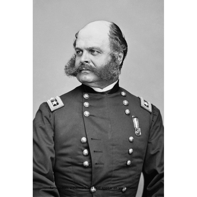 Union General Ambrose Burnside PHOTO Civil War, Rhode Island Governor