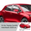 Voron Glass in-Channel Extra Durable Rain Guards for Toyota Corolla