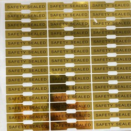 Hologram Stickers Labels Dog Bone Warranty Void Labels Tamper Proof 50 mm x 10 mm Safety SALED Gold (500)