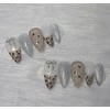 [Commemorating store openingSuper special discount]High-quality mood beige leopard handmade nails