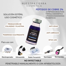 Peptidos de cobre 2% Nuestra Tierra Cosmética para todo tipo de piel