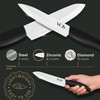 Vos Ceramic Knife Set with Block, Ceramic Knives Set For