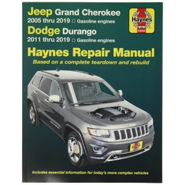 Haynes 50026 Jeep Grand Cherokee Repair Manual (2005-2019)