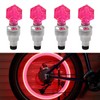 8 Pack Tire Valve Cap LED Light for Bike Bicycle