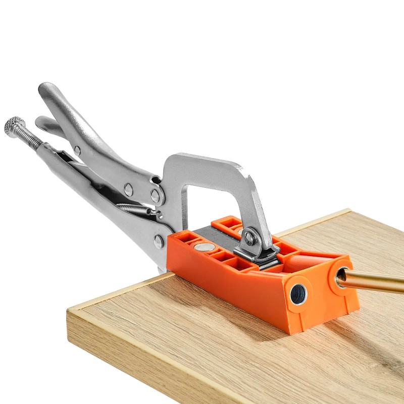 56 Pcs Mini Pocket Hole Jig System 9\" C-Clamp Step
