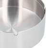 Ashtray Outdoor Thickened Stainless Steel Windproof Rotating Cover Design Finely