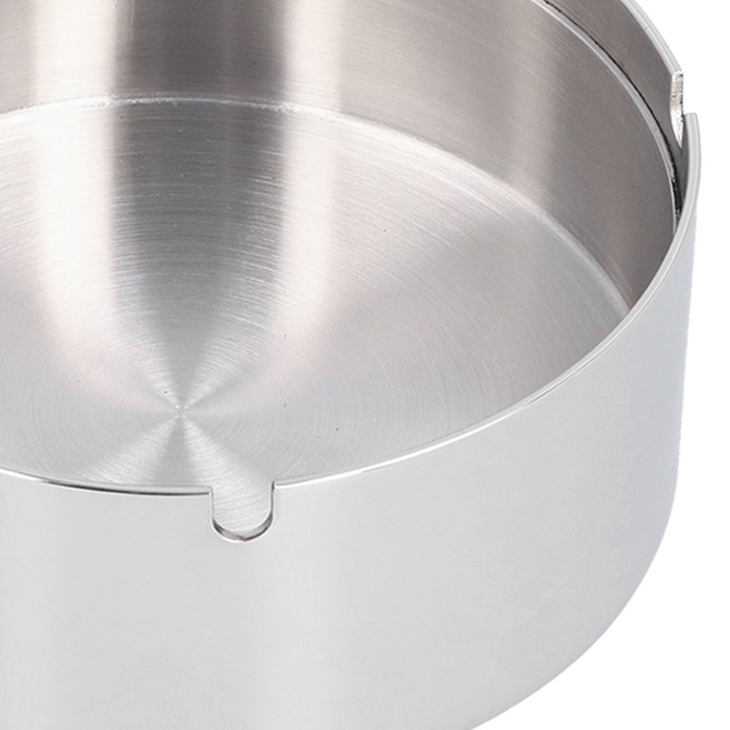 Ashtray Outdoor Thickened Stainless Steel Windproof Rotating Cover Design Finely