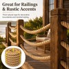 Natural Hemp Rope - 2 Inch x 50 Feet -