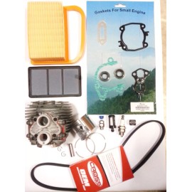 aftermarket Cylinder kit For Stihl TS420 TS410 overhault + gasket set air filter drive belt