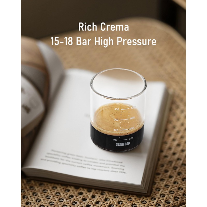 STARESSO Classic Portable Espresso Maker, 2 IN 1 Travel Coffee