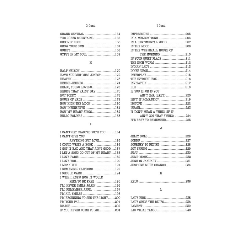 The Real Book - Volume I - Sixth Edition -