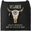 MoonWorks® BBQ Apron for Men with Saying "Hier grillt der