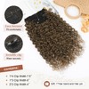 Clip in Hair Extensions, 4PC 100％ Pure Protein Silk Hair
