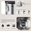 ShanSon Coffee Canister Airtight Coffee Container Stainless Steel Coffee Bean