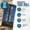 32 Pocket Tool Roll Organizer - Wrench Organizer & Tool