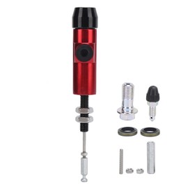 Motorcycle Hydraulic Clutch Pump Aluminium Alloy for Autocycle Bicycle (Red)