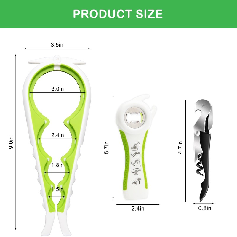 Jar Opener for Weak Hands, Seniors with Arthritis, 5 in