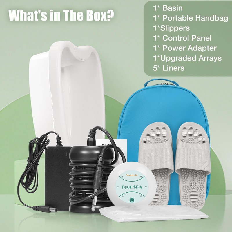 VnioLife Ionic Foot Bath Detox Machine Ion Foot Detox Spa