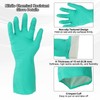 MECCANIXITY Nitrile Chemical Resistant Gloves, Industrial Gloves Anti-Slip Protective Safety