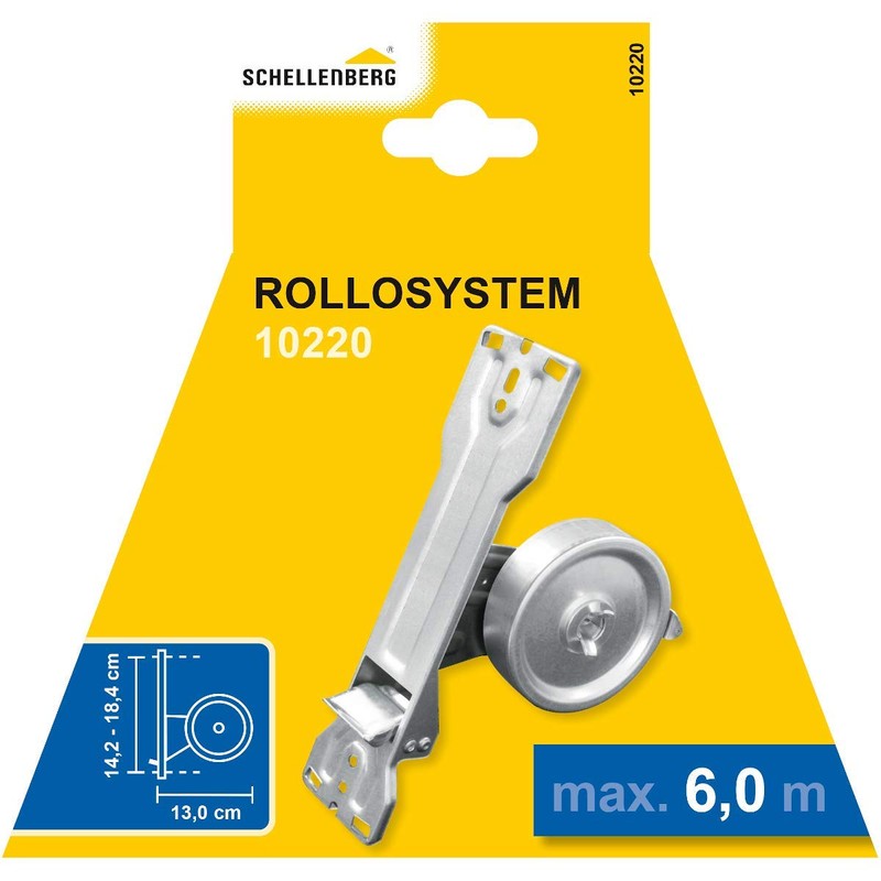 Schellenberg 10220 Recessed Winder for Straps in Cotton