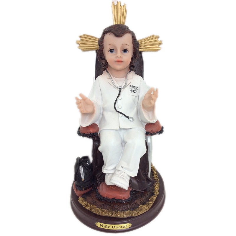 Nino Doctor Jesus / Child Doctor Statue 8 Inch 2614-8