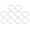 sourcing map 10Pcs 35mm Internal Retaining Ring Circlip, 304 Stainless