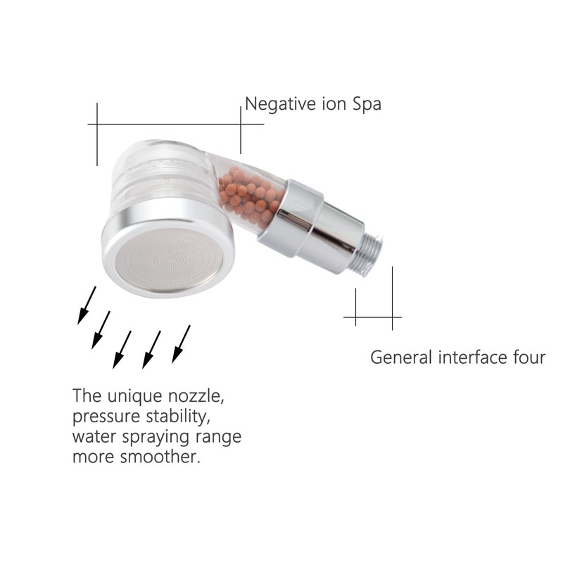 Socila Clear Sprayer Head 3 Function With Filter For Shampoo