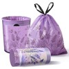 Thryoss Lavender Scented Small Garbage Bags,Trash Bags 4 gallon Drawstring