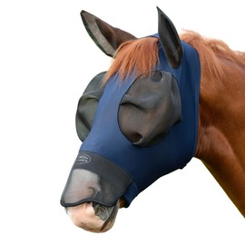 WeatherBeeta ComFiTec Luxe Bug Eye Saver with Ears and Nose, Navy/Black, Full