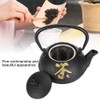 Iron Teapot Kettle Uncoated with Strainer 0.3L Tea and Zen