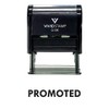 Promoted Self Inking Rubber Stamp (Black Ink) - Medium