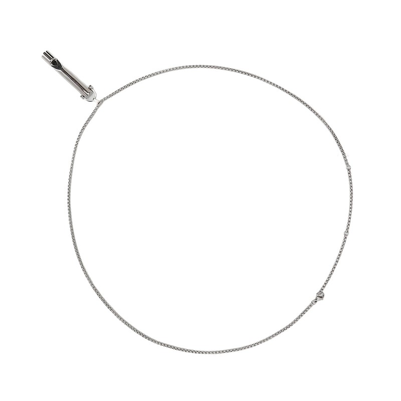 Whistle Pedant Necklace Reduce Anxiety Cylindrical Deep Breathing Stress Relief