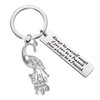LQRI Inspirational Peacock Jewelry Peacock Bird Charm Keychain Always Be