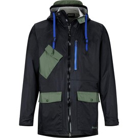 MARMOT Ashbury PreCip Eco Jacket - Black/Crocodile - Large