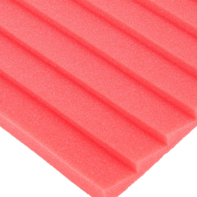 12Pcs SoundAbsorption Panels 8 Grooves Triangle Acoustic Foam Sound Proof