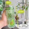 J.H. Company Vaso Acrilico Estapado Aguacate Termico Forma De Lata