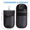 BRILLIRARE 2 Pack Faraday Bags for Key Fob, Faraday Pouch