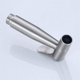 with Shut-Off & Stainless Steel Shower Hose and Handset Holder - 304 Stainless Steel Shower Set