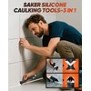 Saker Silicone Caulking Tools-3 in 1 Sealant Finishing Tool Grout