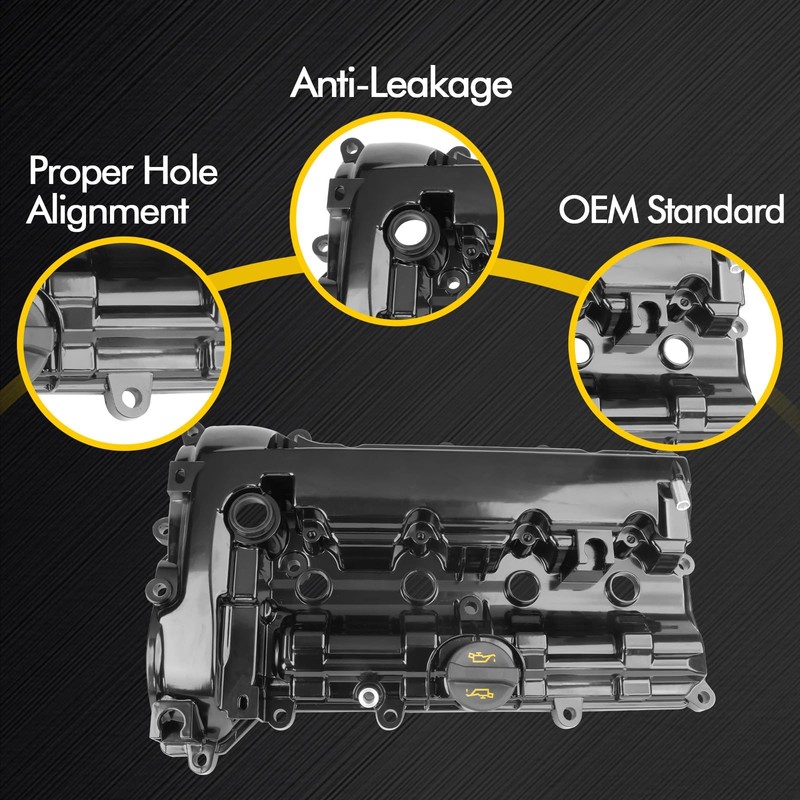 MILIPARTS Aluminum Engine Valve Cover Compatible with 2013-2022 Mazda 3