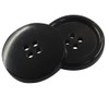 Hitefu 10 Pcs 1" (25mm) Genuine Horn Buttons, 40L Resin