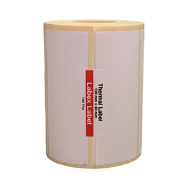 Thermal Labels 100 x 40 mm | Zebra Labels - Thermal Labels on Roll; 750 Pieces - Thermal Transfer Labels - 1 Roll; 750 Thermal Labels (1 Roll)