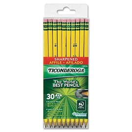 Pre-Sharpened Pencil, HB, #2, Yellow Barrel, 30/Pack