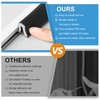 Pluden 26FT Kerf Weather Stripping Door Seal - Door Weather