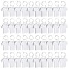 Lnrueg 40 Pcs Sublimation Keychain Blanks, MDF Double-Sided Heat Transfer